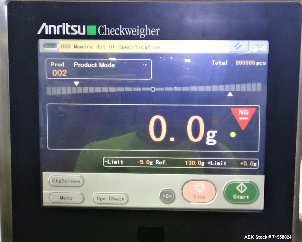 Used- Anritsu Industrial Solutions Checkweigher